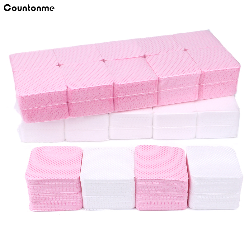 Nail Tech Accessories - 1000Pcs Cotton Nail Polish Remover Napkin