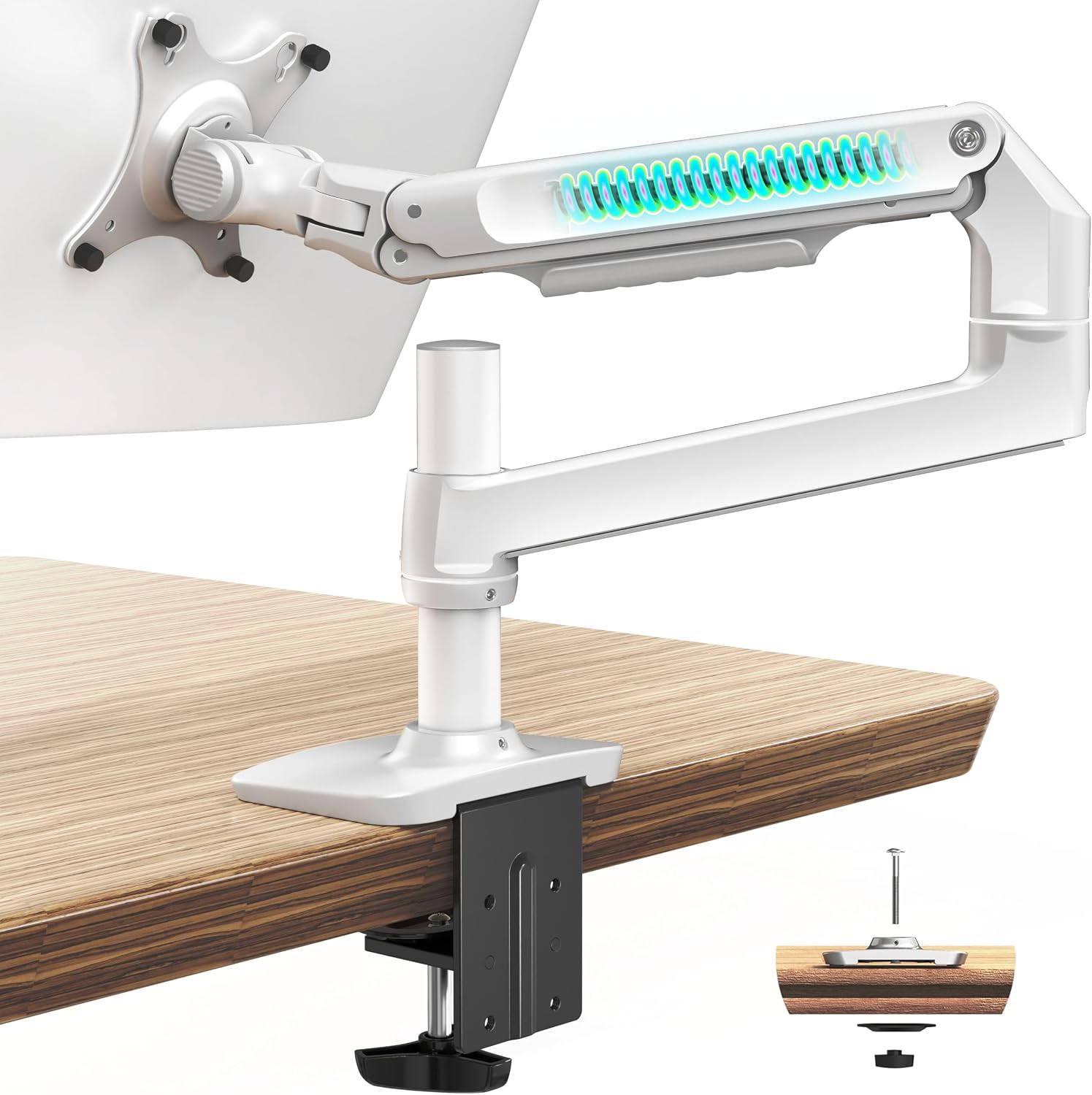 Monitor Arm Single - Heavy Duty Single Monitor Arm, Mechanical