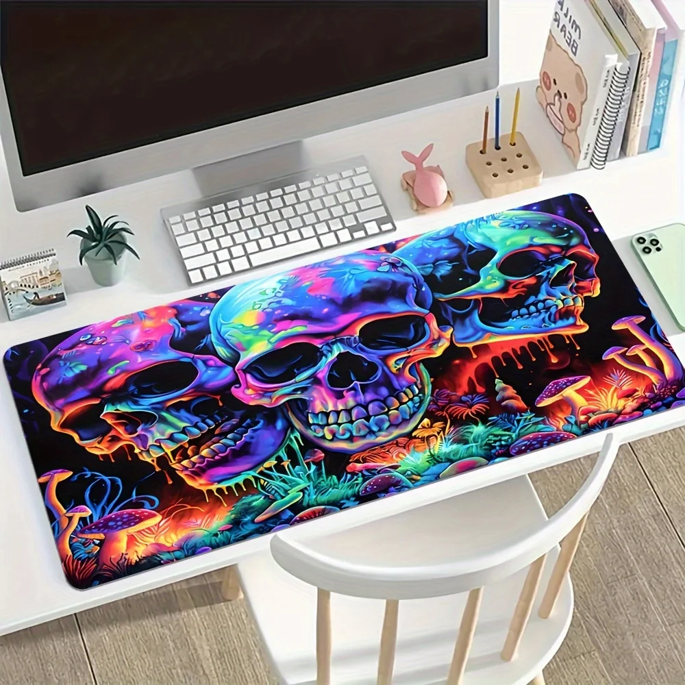 Graffiti Art Skull Mouse Pad 9 - Tech Table Accessories review and price
