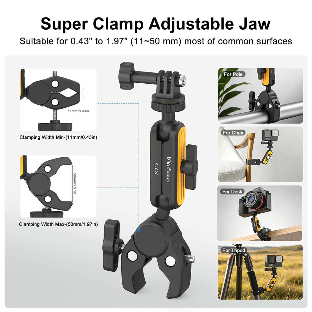 Super Clamp with 360° Dual Bal - Monitor Arm Single review and price