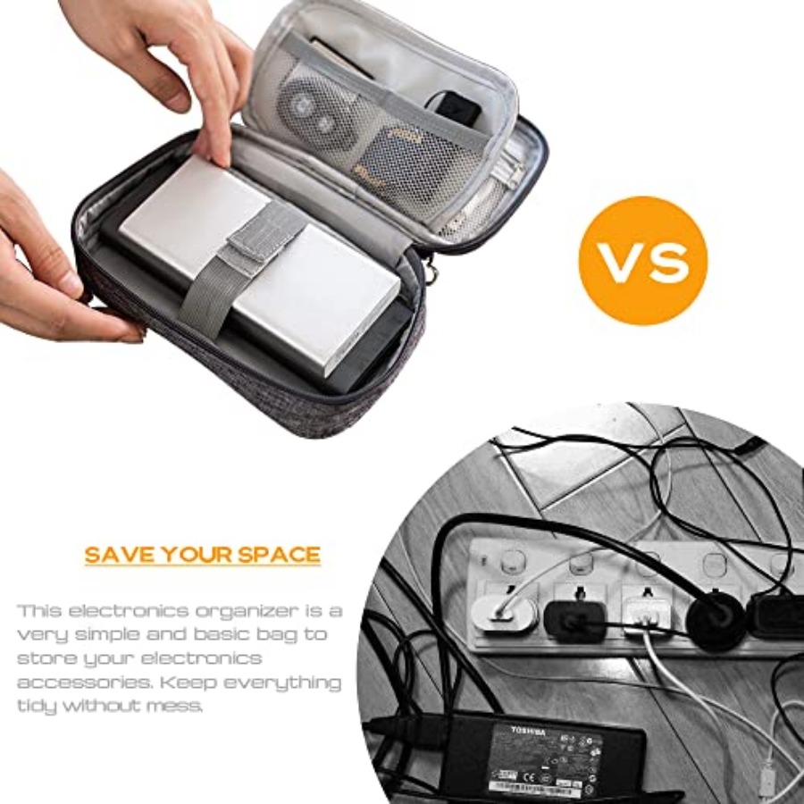 Electronic Organizer Bag Cable - Travel Cable Organizer review and price