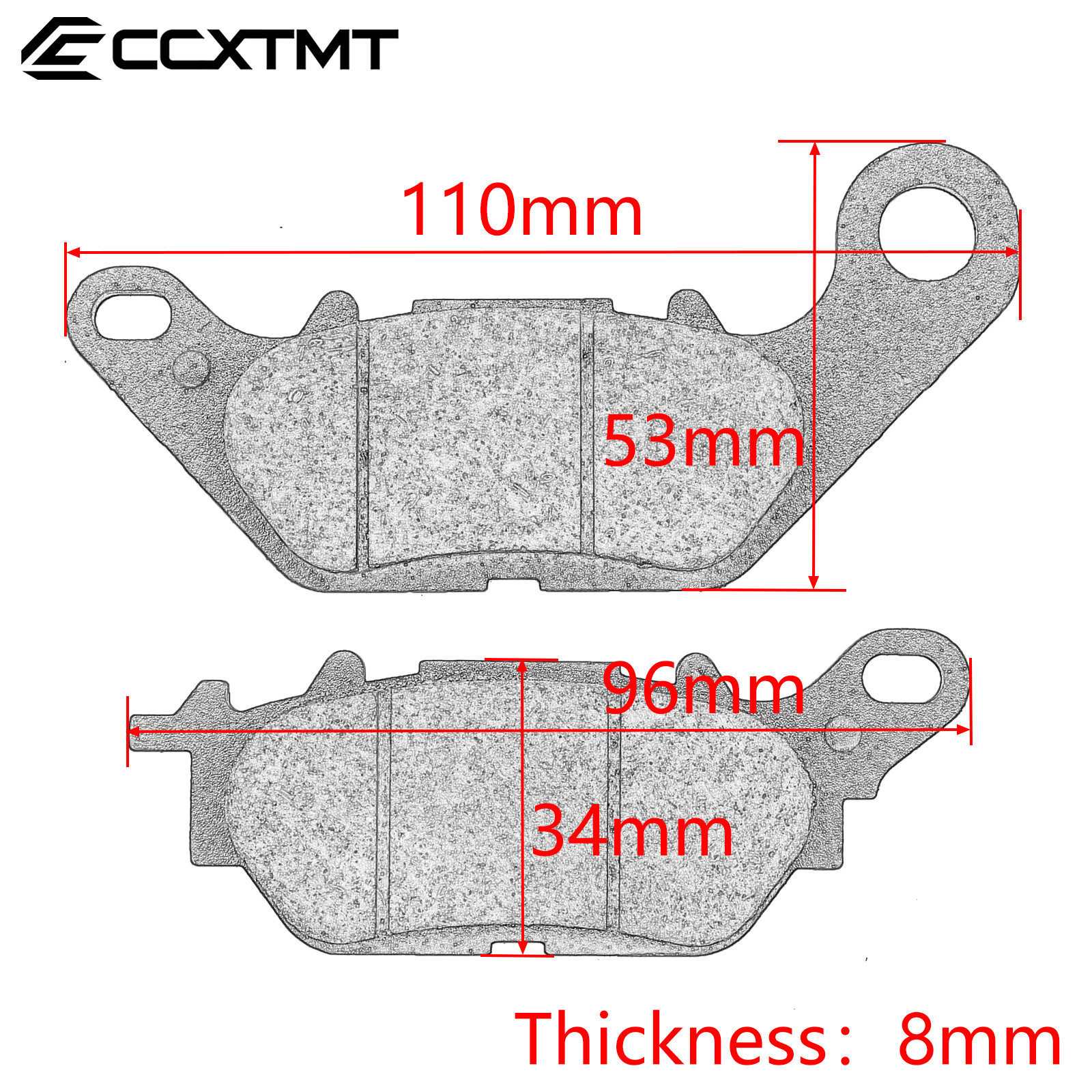 Motorcycle Rear Brake Pads for - Tech X review and price