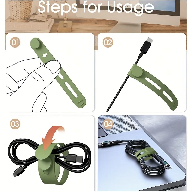 30 Pack Reusable Cable Straps  - Travel Cable Organizer review and price