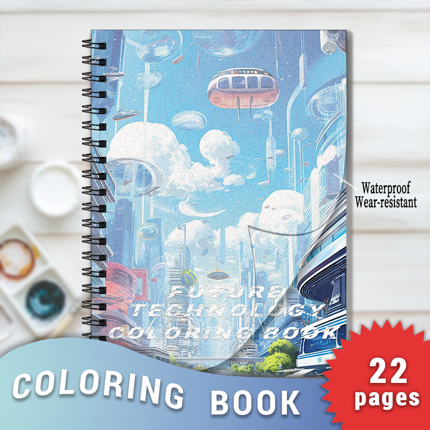 Future Technology Coloring Boo - Tech X review and price