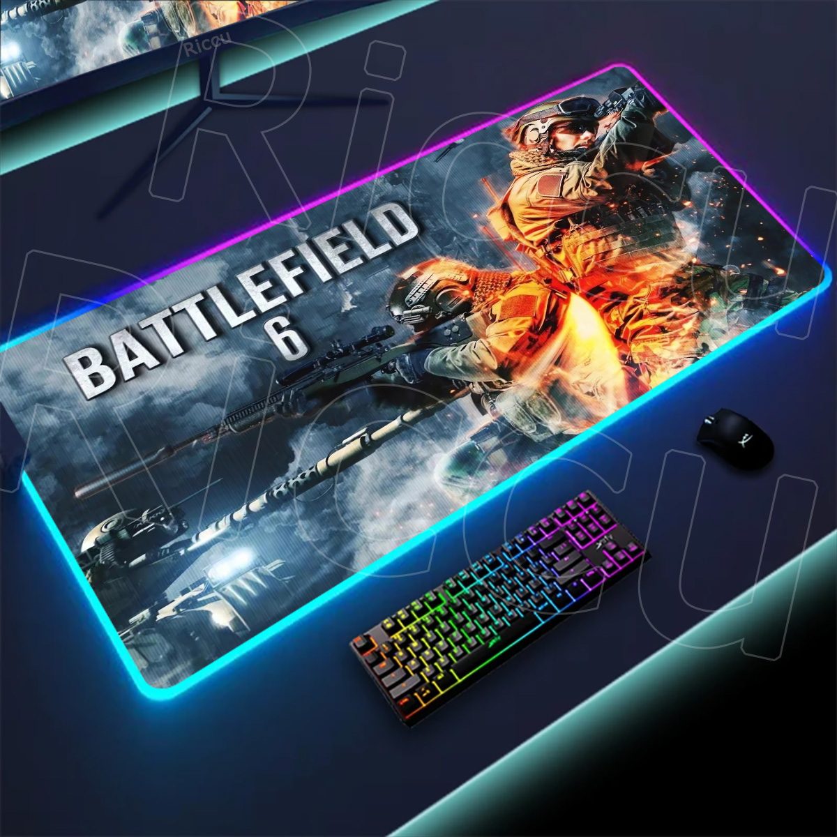 New Gamer Rgb Desk Mat Back Li - Tech Table Accessories review and price