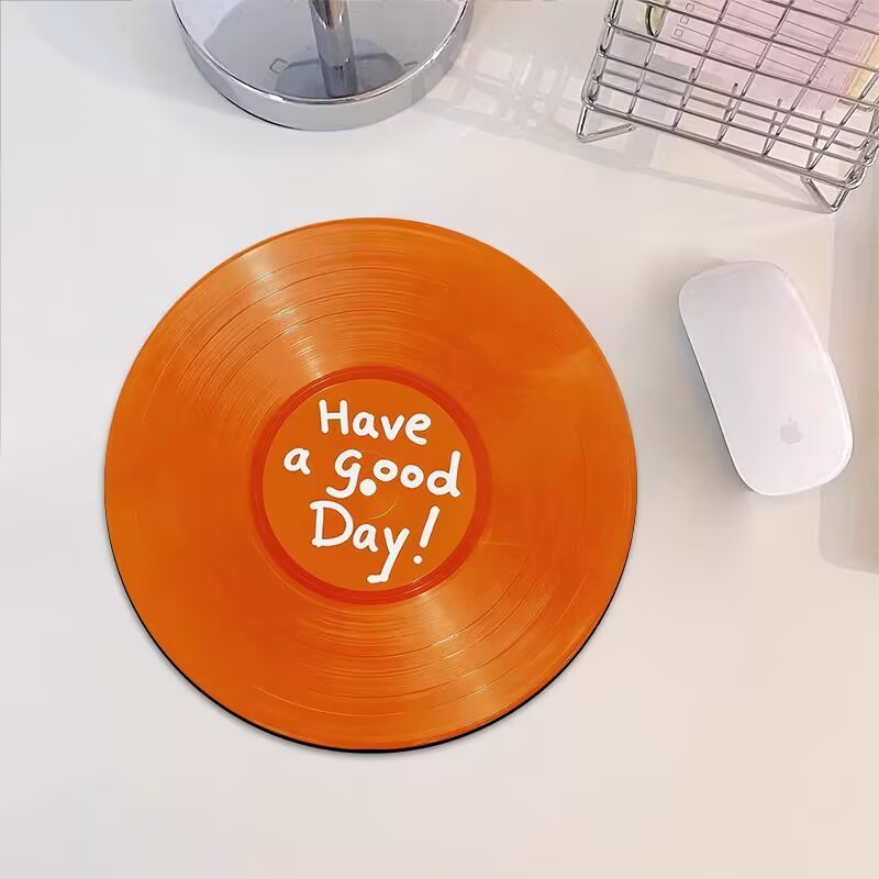 Non-Slip Round Mousepad Vintag - Tech Table Accessories review and price
