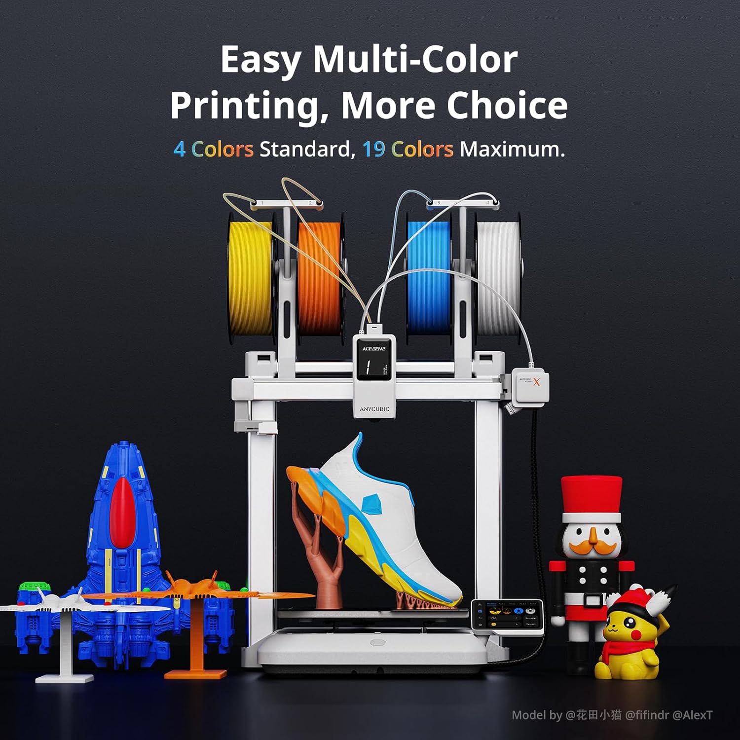 Kobra X Multicolor 3D Printer  - Tech X review and price