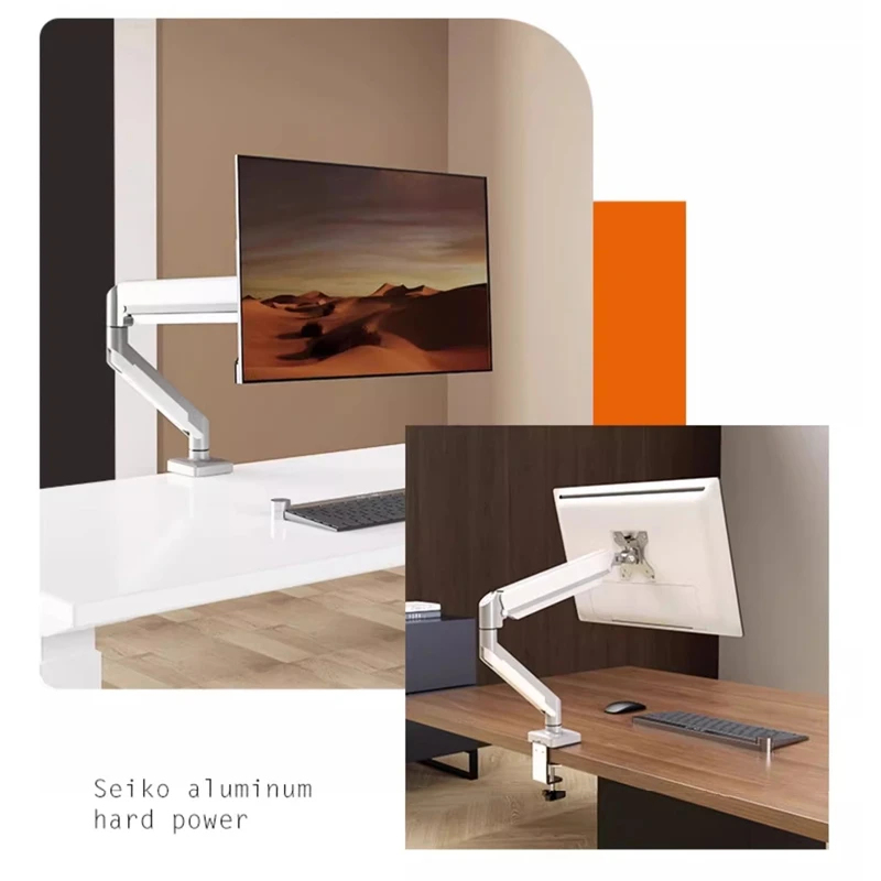 White Single Monitor Mount for - Monitor Arm Single review and price