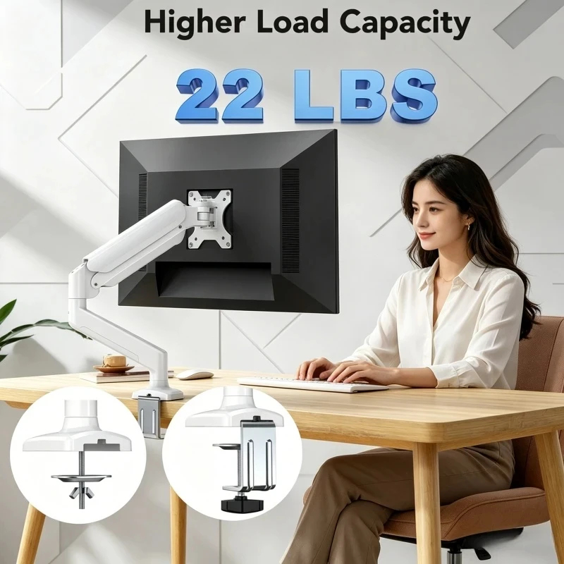 Single Monitor Desk Mount Arm– - Monitor Arm Single review and price