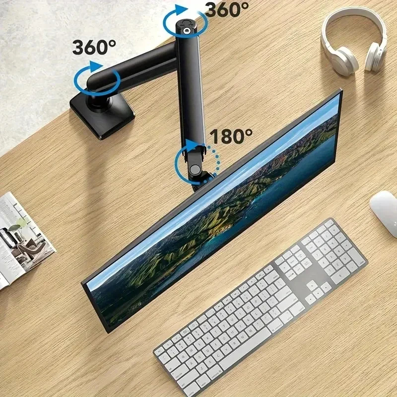 Single Monitor Desk Mount Arm– - Monitor Arm Single review and price