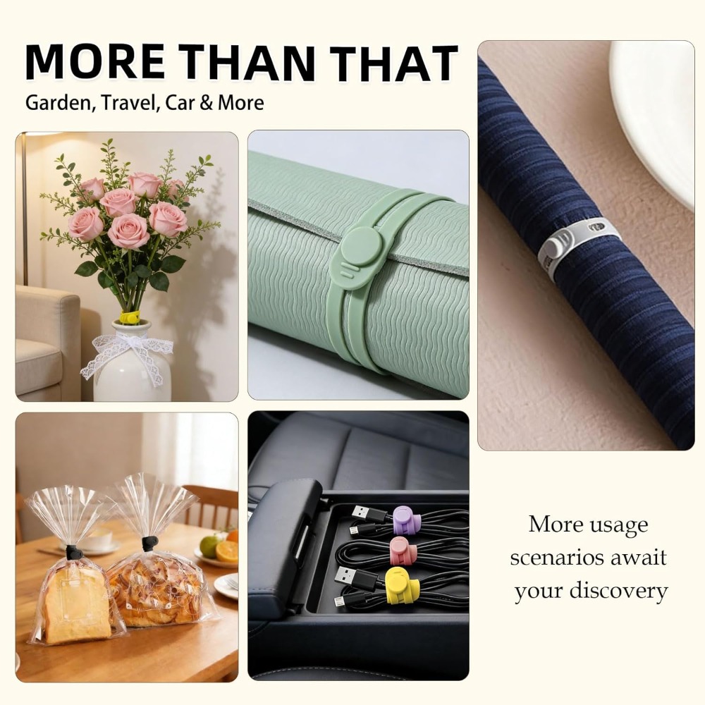 28Pcs Reusable Silicone Cable  - Travel Cable Organizer review and price